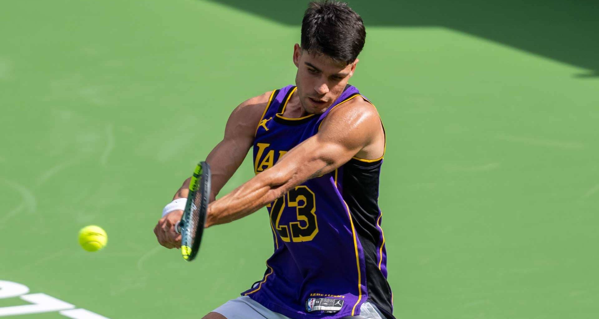 Carlos Alcaraz is the top seed at the BNP Paribas Open in Indian Wells.