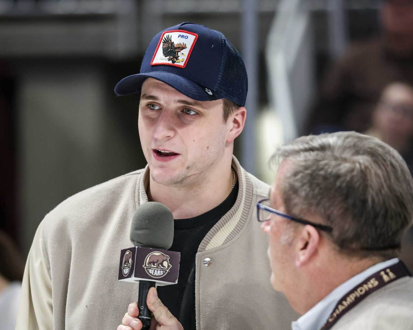 Aliaksei Protas wears a Goorin Bros. hat