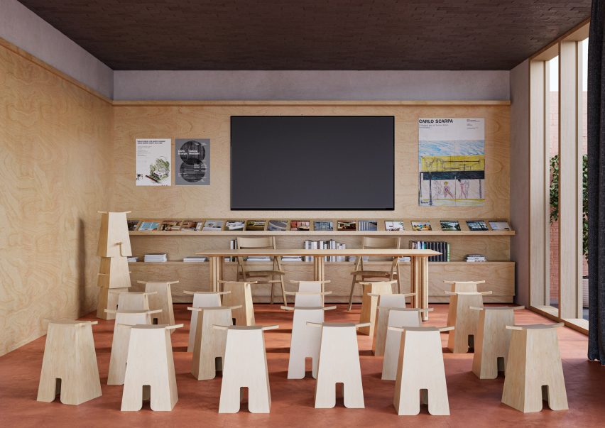 Classroom space at visitor centre by AMDL Circle