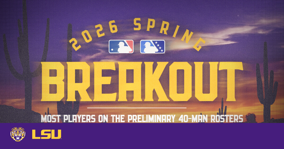 LSU Leads Nation with 15 Former Players Named to MLB Spring Breakout Preliminary Rosters – LSU
