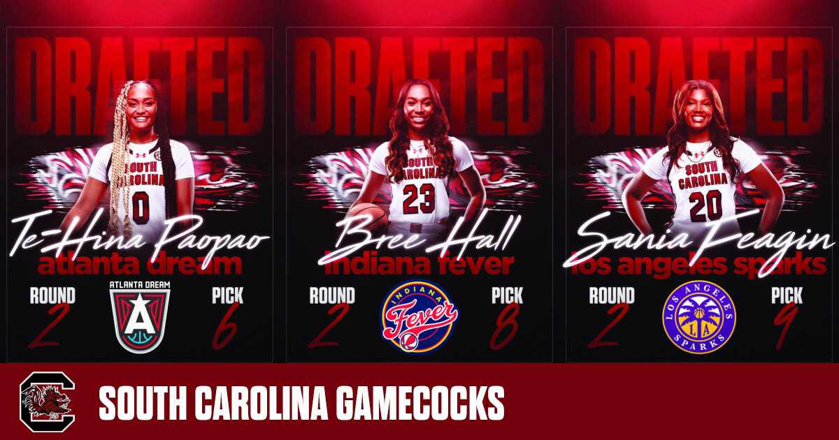 Three Gamecocks Taken in 2025 WNBA Draft – University of South Carolina Athletics