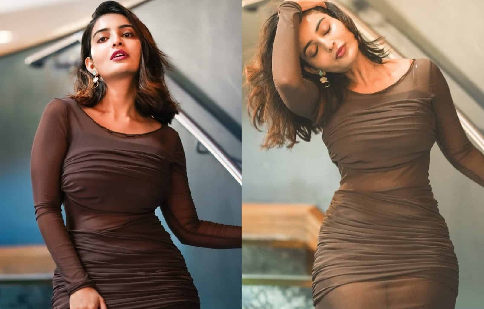 Ananya Drops Glam Bomb With Sleek Look