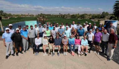 More than 50 former ATP and WTA players united for a golf event in Indian Wells.
