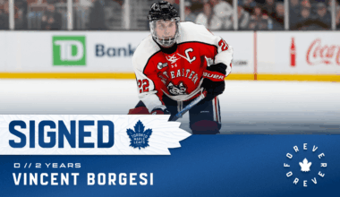Maple Leafs Sign Vincent Borgesi To A Two-year Contract