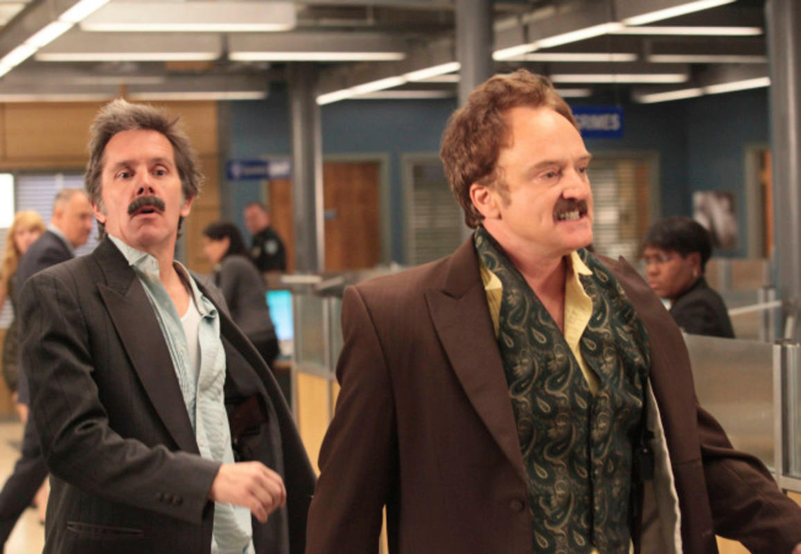 Gary Cole and Bradley Whitford in the canceled FOX comedy <em>The Good Guys</em>.FOX