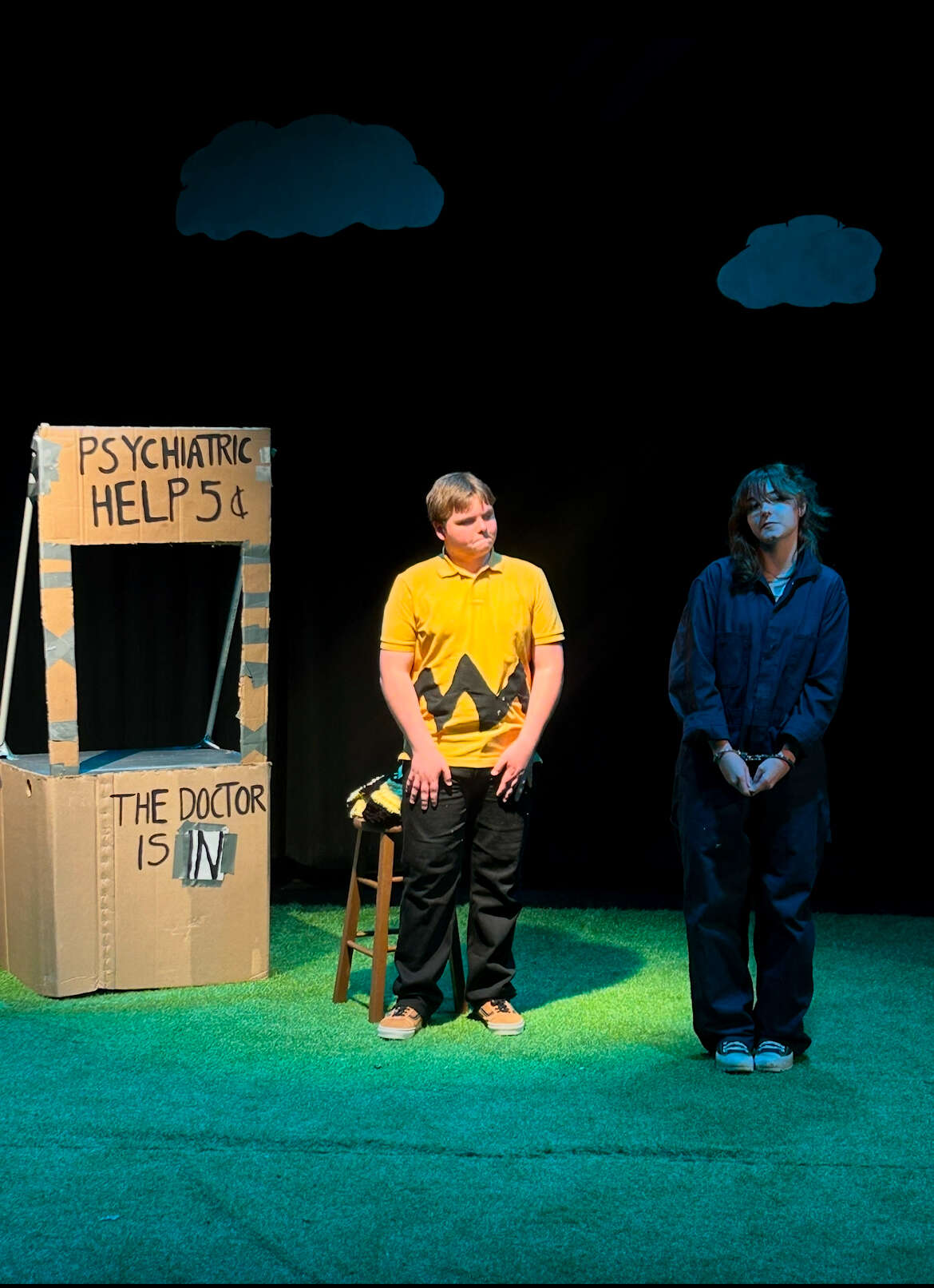 Ross Winn, a Santa Rosa High School junior (left) as...