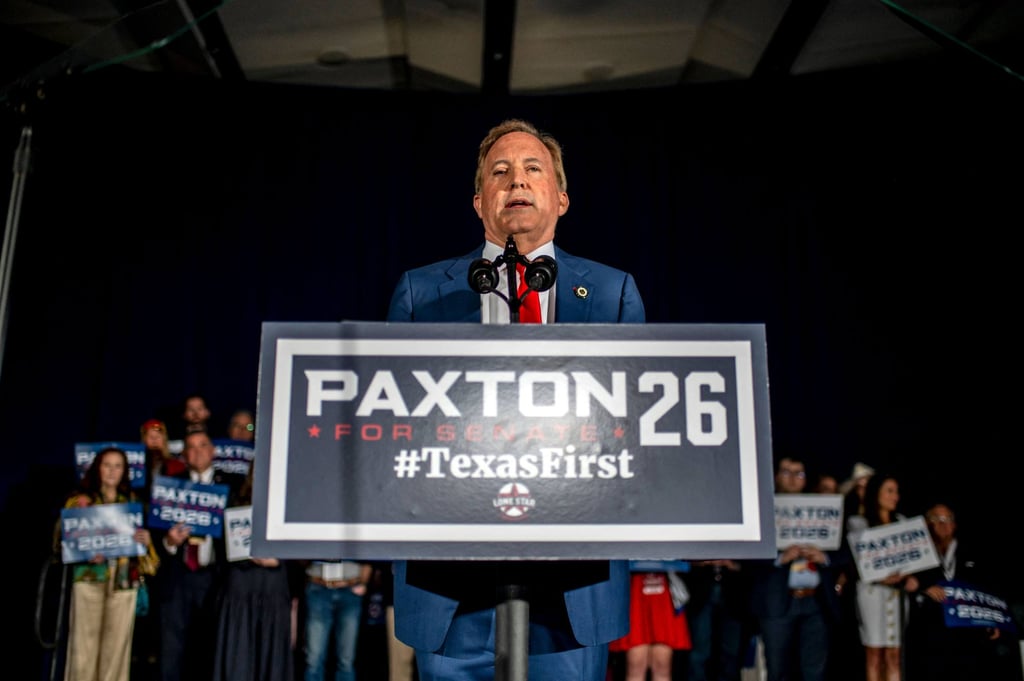 Republican Texas Senate candidate Ken Paxton. Photo: AFP