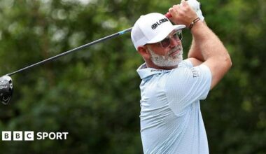 Paul Waring tees off