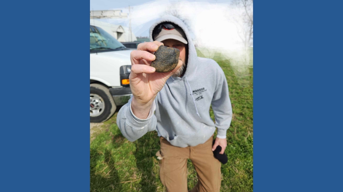 Cleveland area carpenter finds big meteorite: 'I knew where to go from the dream'
