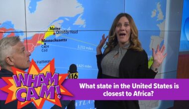 What state in the United States is closest to Africa? | Wham Cam