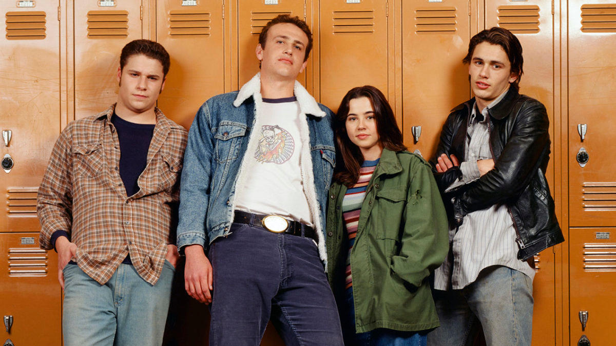 The star-studded cast of <em>Freaks and Geeks</em> includes Seth Rogen, Jason Segel, Linda Cardellini and James Franco. NBC