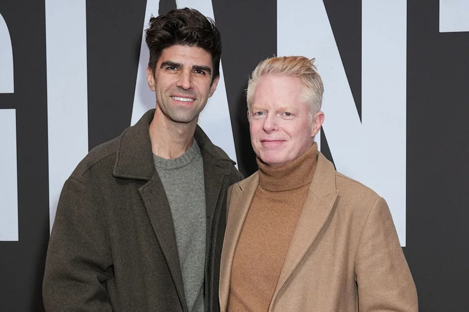 Justin Mikita and Jesse Tyler Ferguson at the premiere of 'Giant' in N.Y.C. on March 23, 2026Credit: John Nacion/FilmMagic