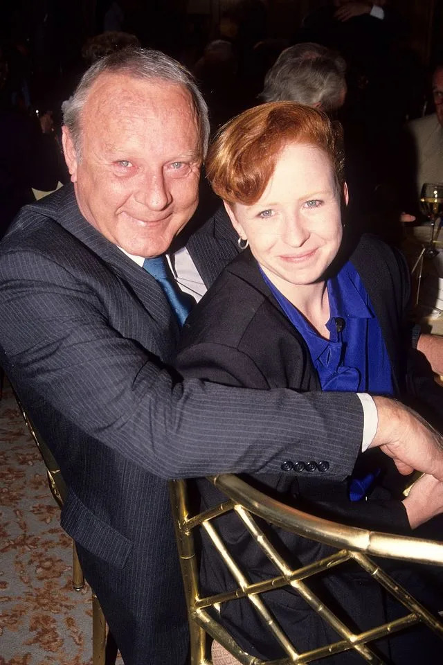 Larry Linville and daughter Kelly at the 3rd Producers Guild of America Golden Laurel Awards in Beverly Hills, Calif., in 1992Credit: Ron Galella, Ltd./Ron Galella Collection via Getty