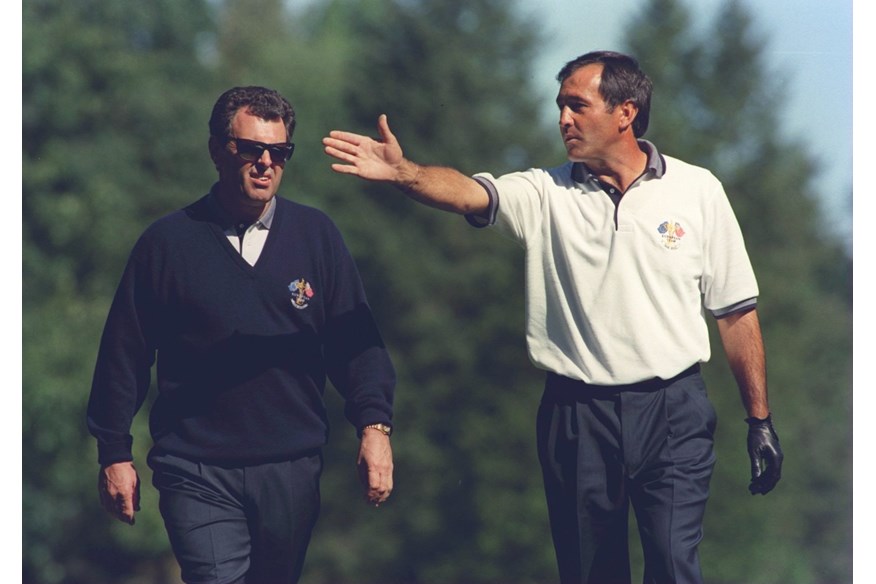 Bernard Gallacher and Seve Ballesteros