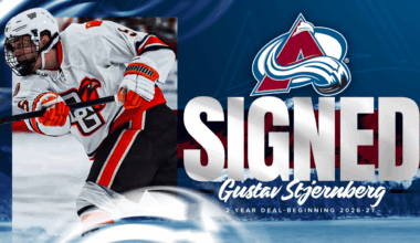 Avalanche Signs Stjernberg | Colorado Avalanche
