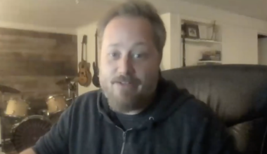 Portrait of Brad Lewter, original vocalist of Trivium, who performed with the band until 2000.