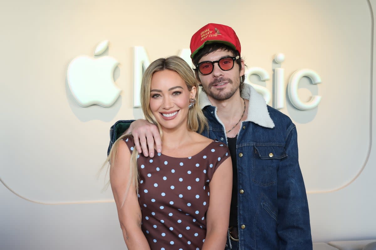 Hilary Duff and Matthew Koma at Apple Music Studios in LA (Getty Images for Apple Music)