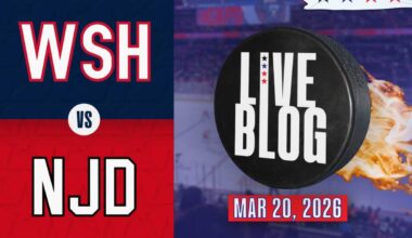 Live updates: Ryan Leonard scores! Capitals lead Devils 1-0 after two periods