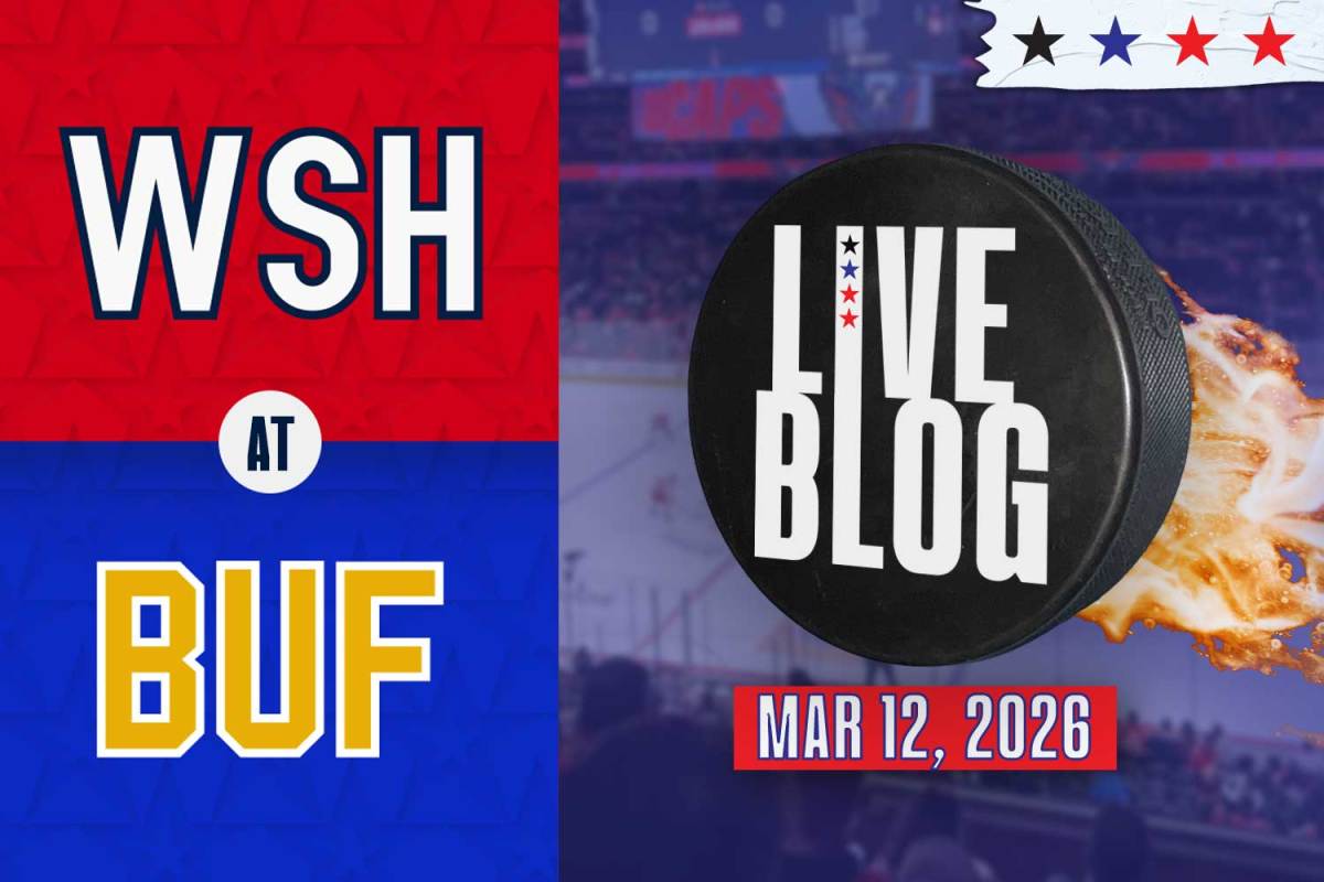 Washington Capitals and Buffalo Sabres tied 1-1 in third period: Live updates