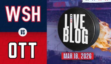 Live blog: Washington Capitals defeat Ottawa Senators 4-1