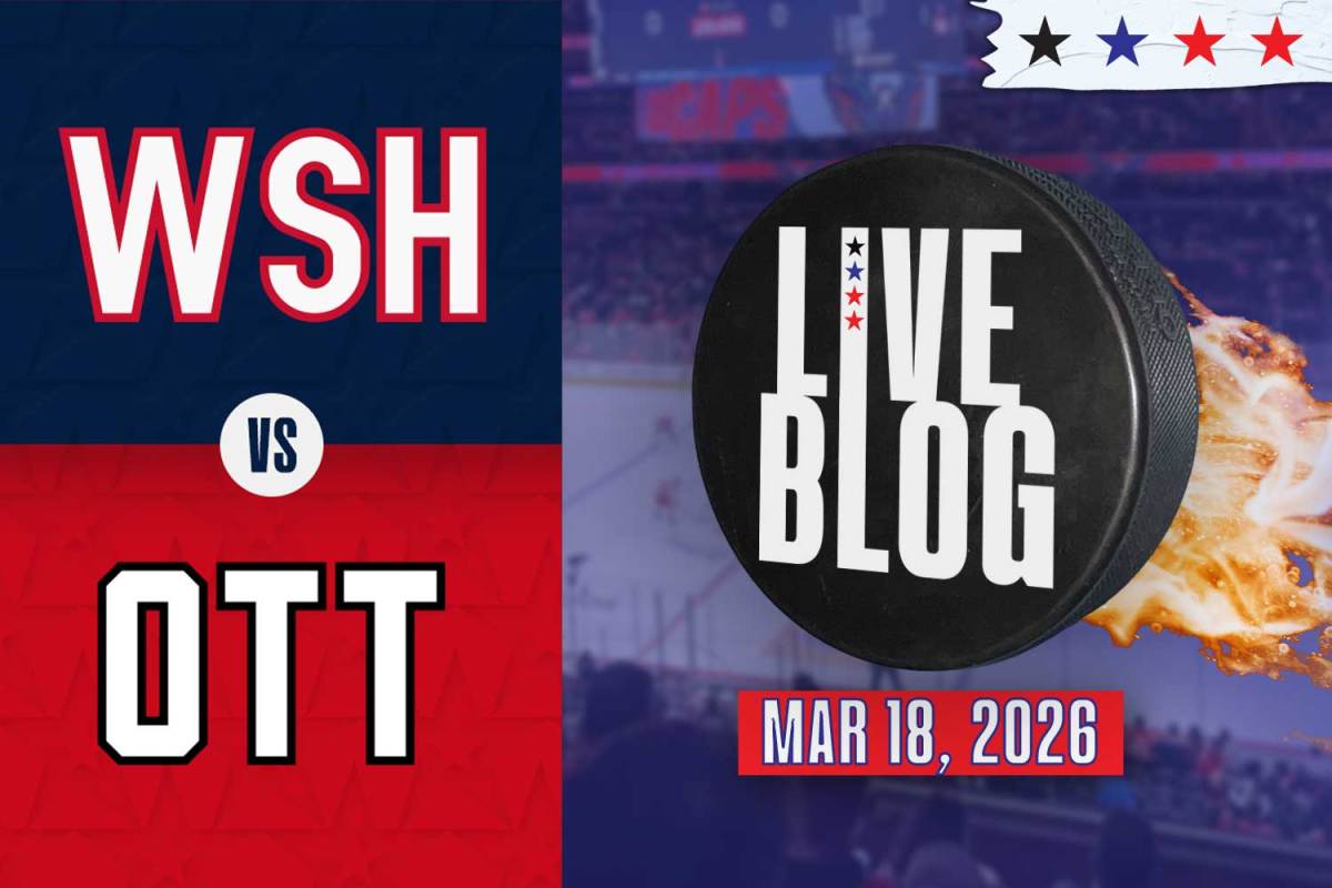 Live blog: Washington Capitals defeat Ottawa Senators 4-1