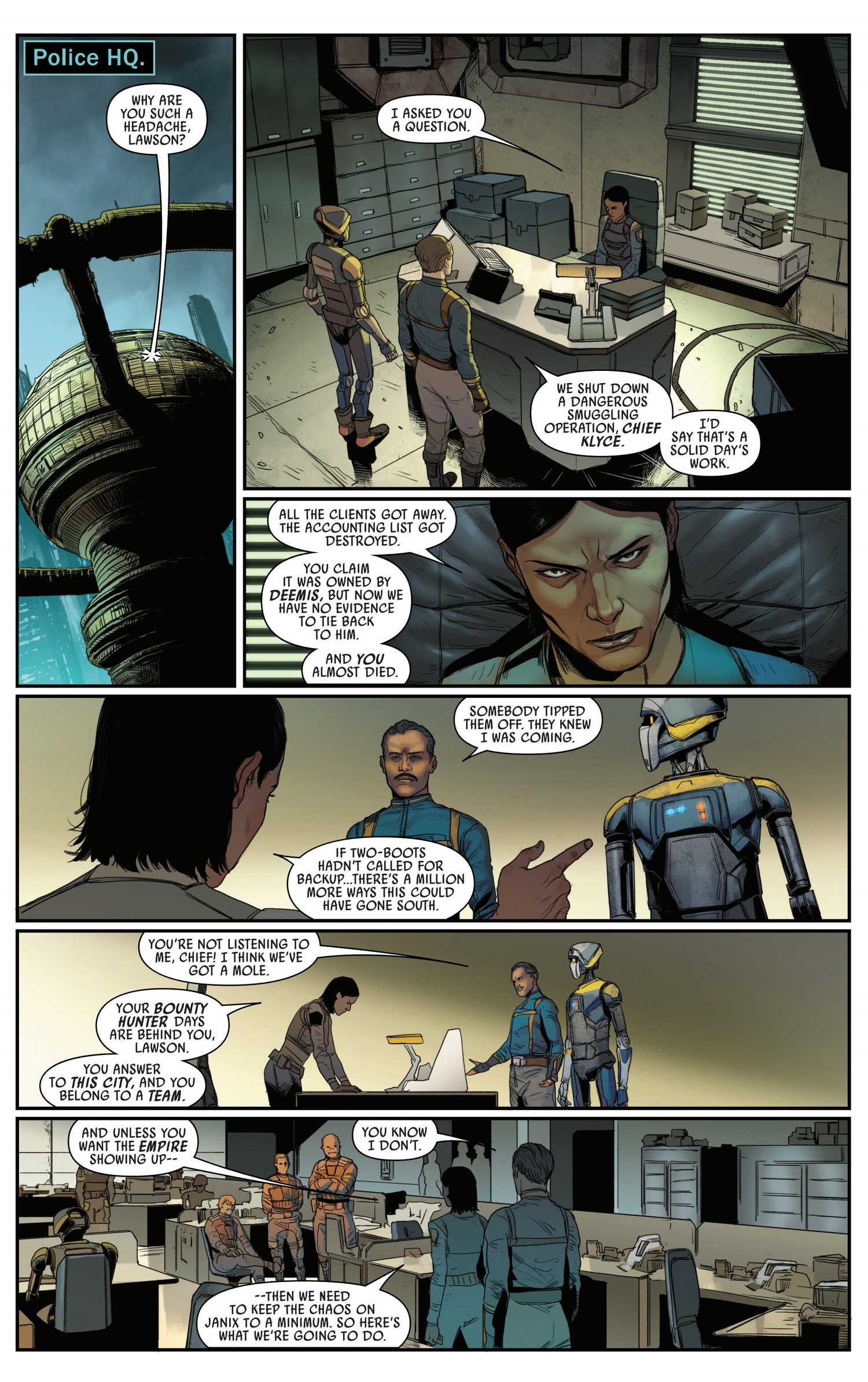 Captain Brander Lawson & Two-Boots in Shadow of Maul #1