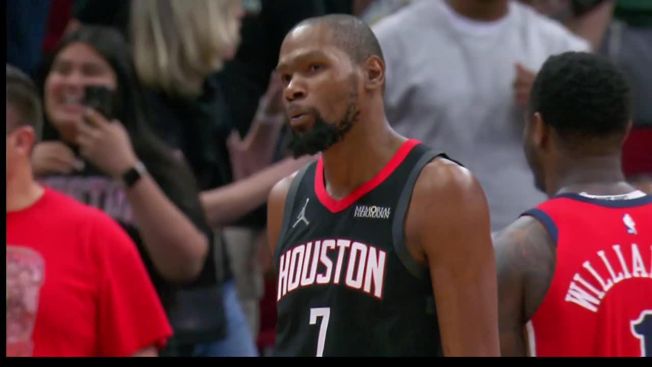 Rockets outlast Pelicans 107-105 to move into 3rd place in West