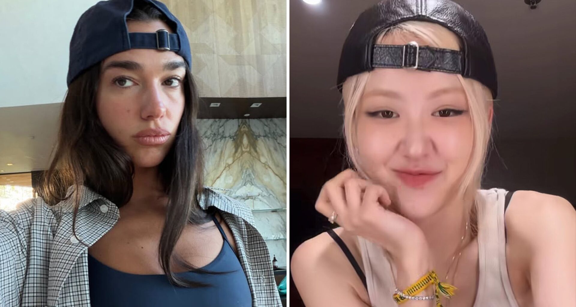 Dua Lipa vs. Rosé Who'd You Rather?! Singers In Snapbacks