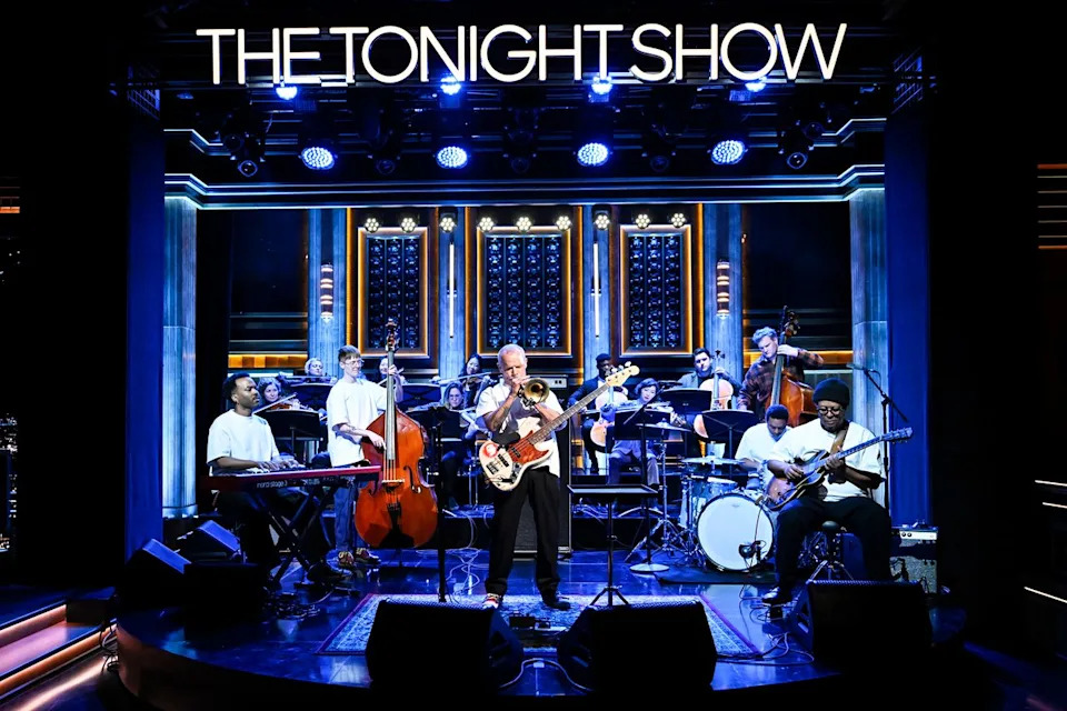 Flea performs on 'The Tonight Show' March 23, 2026Credit: Todd Owyoung/NBC