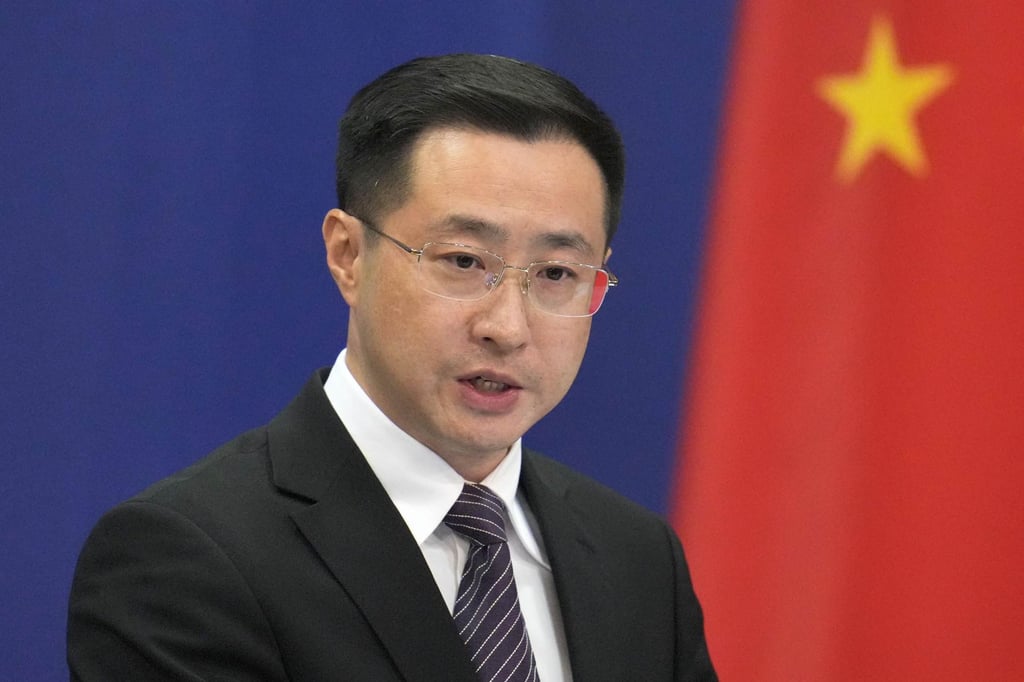Chinese Foreign Ministry spokesman Lin Jian has referred to the “growing threat of new militarism”. Photo: Kyodo