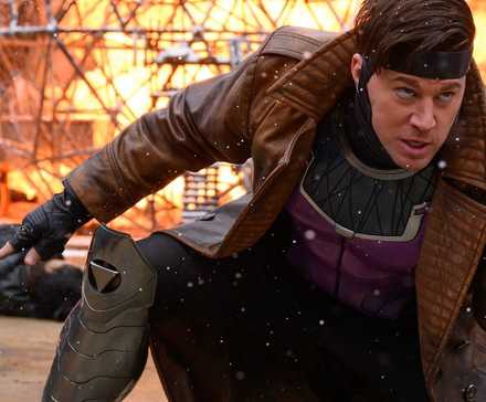 Channing Tatum's gambit looking off-screen in Deadpool & Wolverine
