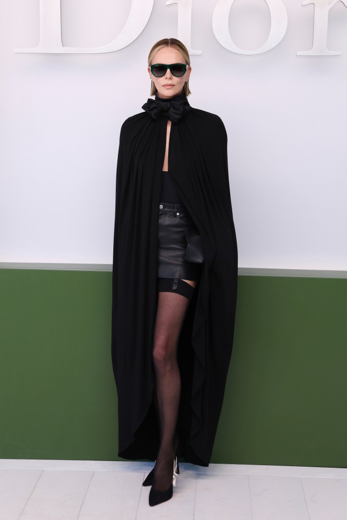 Charlize Theron at the Dior show