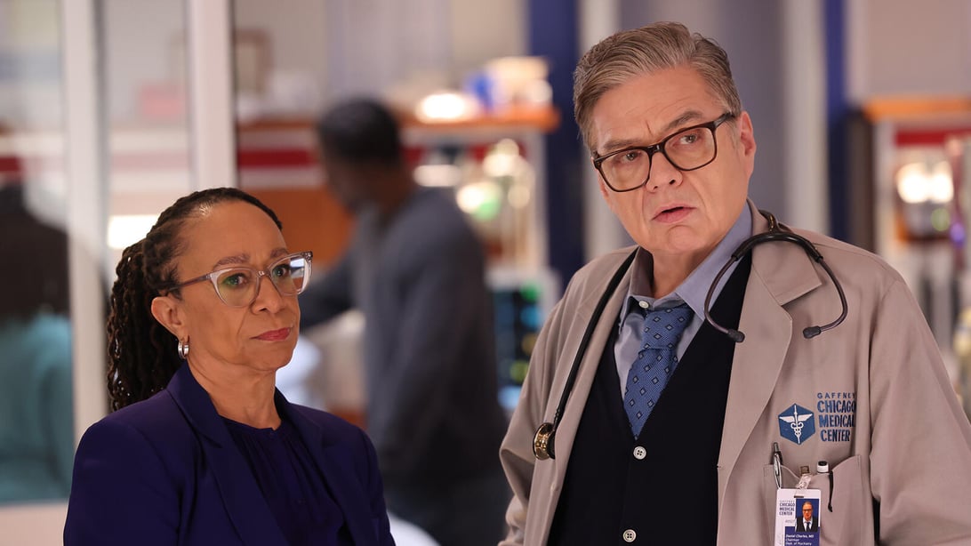 S. Epatha Merkerson and Oliver Platt, Chicago Med