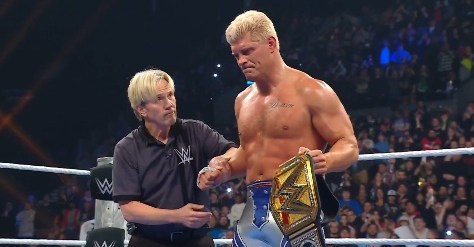 Cody Rhodes is the new WWE champion thanks to Jacob Fatu