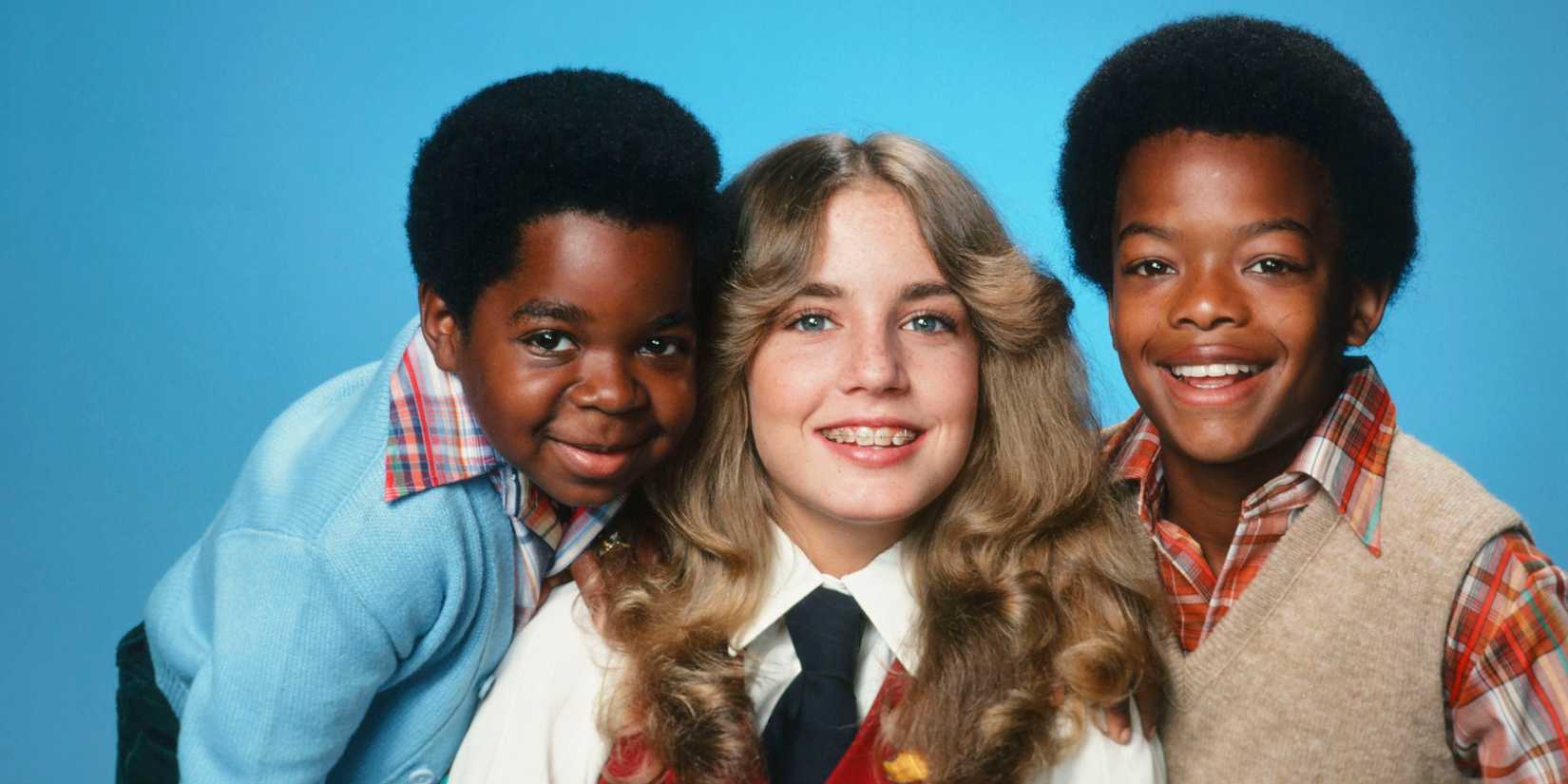 Gary Coleman with a boy and a girl in Diff'rent Strokes