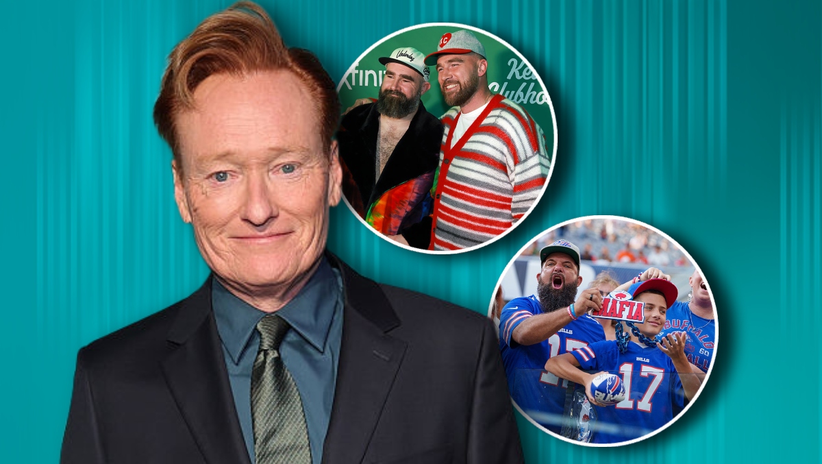Conan O'Brien Promises Viral Toradol-Fueled Stunt With Kelce Brothers And Bills Mafia