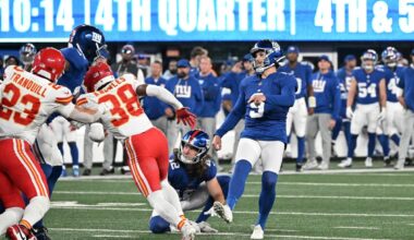 Giants release injury-plague kicker Graham Gano after six seasons