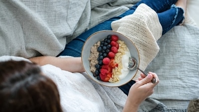 Plain curd is good for gut health. (Unsplash)