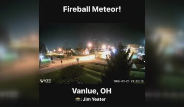 Did you see it? Second fireball meteor lights up Ohio skies