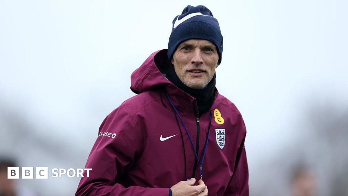Thomas Tuchel in England training