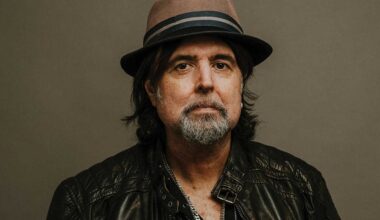 Phil Campbell wearing a hat