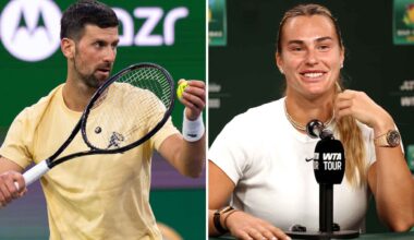 Novak Djokovic and Aryna Sabalenka are both competing at the BNP Paribas Open in Indian Wells this fortnight.