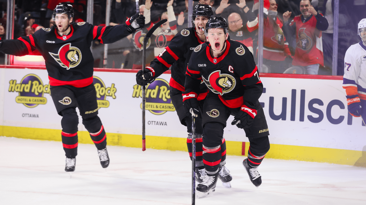 Tkachuk scores with 13 seconds left, lifts Senators past Islanders