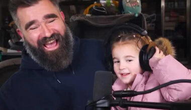 Jason Kelce's 5-Year-Old Daughter Ellie Adorably Crashes “New Heights” Podcast: 'Love You, Uncle Travvy, Love You, Randy Moss'