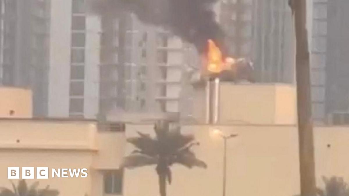 US embassy in Baghdad hit by strike as Trump says military targets 'obliterated' on Iran's key oil island - follow live