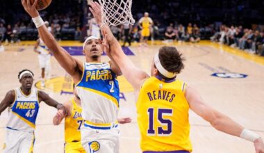 Luka Doncic scores 44 points in 3 quarters to lead Lakers past Pacers 128-117 without LeBron