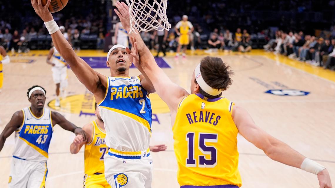Luka Doncic scores 44 points in 3 quarters to lead Lakers past Pacers 128-117 without LeBron
