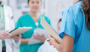 The U.S. went from adding 77,000 health care jobs in January to losing 28,000 in February. But the long-term outlook might be better.