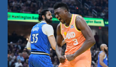 Mitchell scores 42 as Cavaliers defeat Magic 136-131 to extend winning streak to 4 games