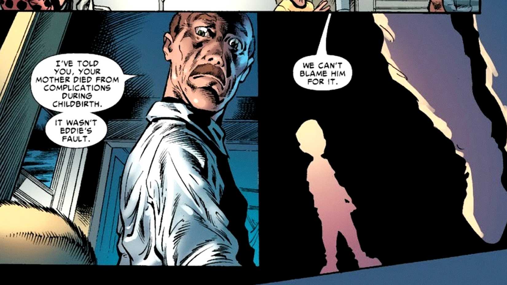 Eddie Brock's father Carl regrets his wife's death in Marvel Comics